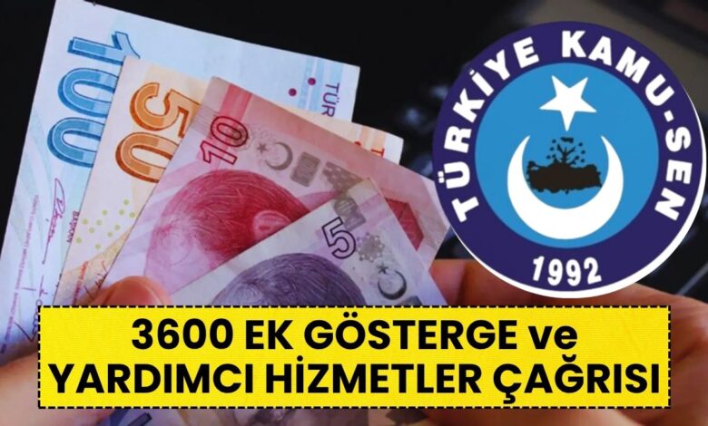 Kamu-Sen'den Hükümete Sert Çağrı: "3600 Ek Gösterge ve Yardımcı Hizmetler Sınıfı Şimdi Değilse Ne Zaman?"