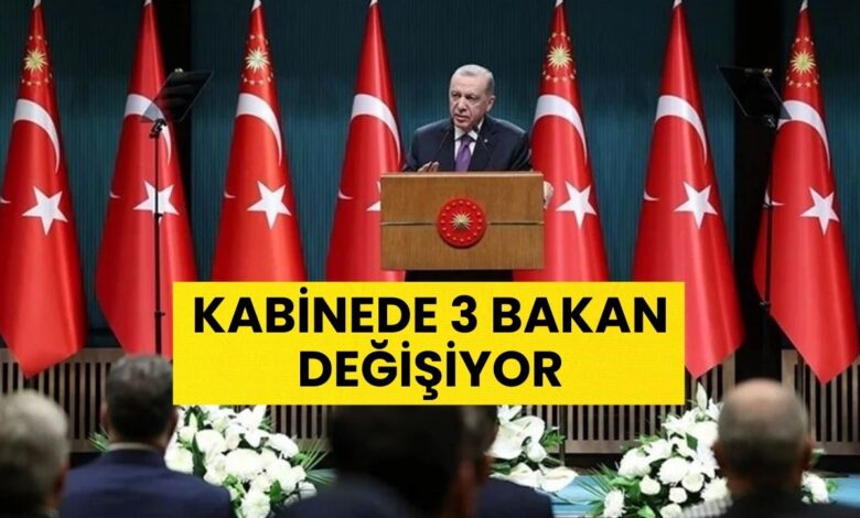 Kulisler Kaynıyor: Kabine Revizyon Vakti! 3 Bakan Değişiyor!