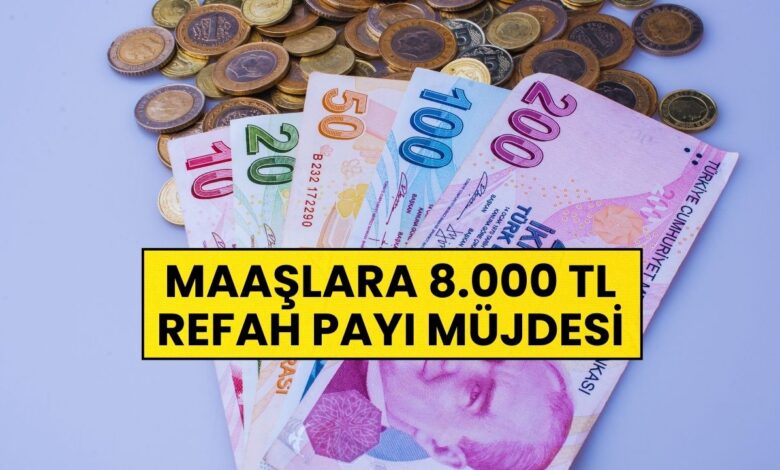 Toplu sözleşme müjdesi geldi: Maaşlara 8 bin TL de refah payı eklendi