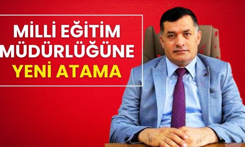 İlçe Milli Eğitim Müdürlüğü'ne Atakan Çelik Atandı